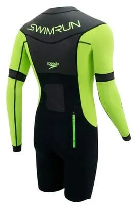 Speedo Traje de baño completo Speedo Swimrun Negro Amarillo