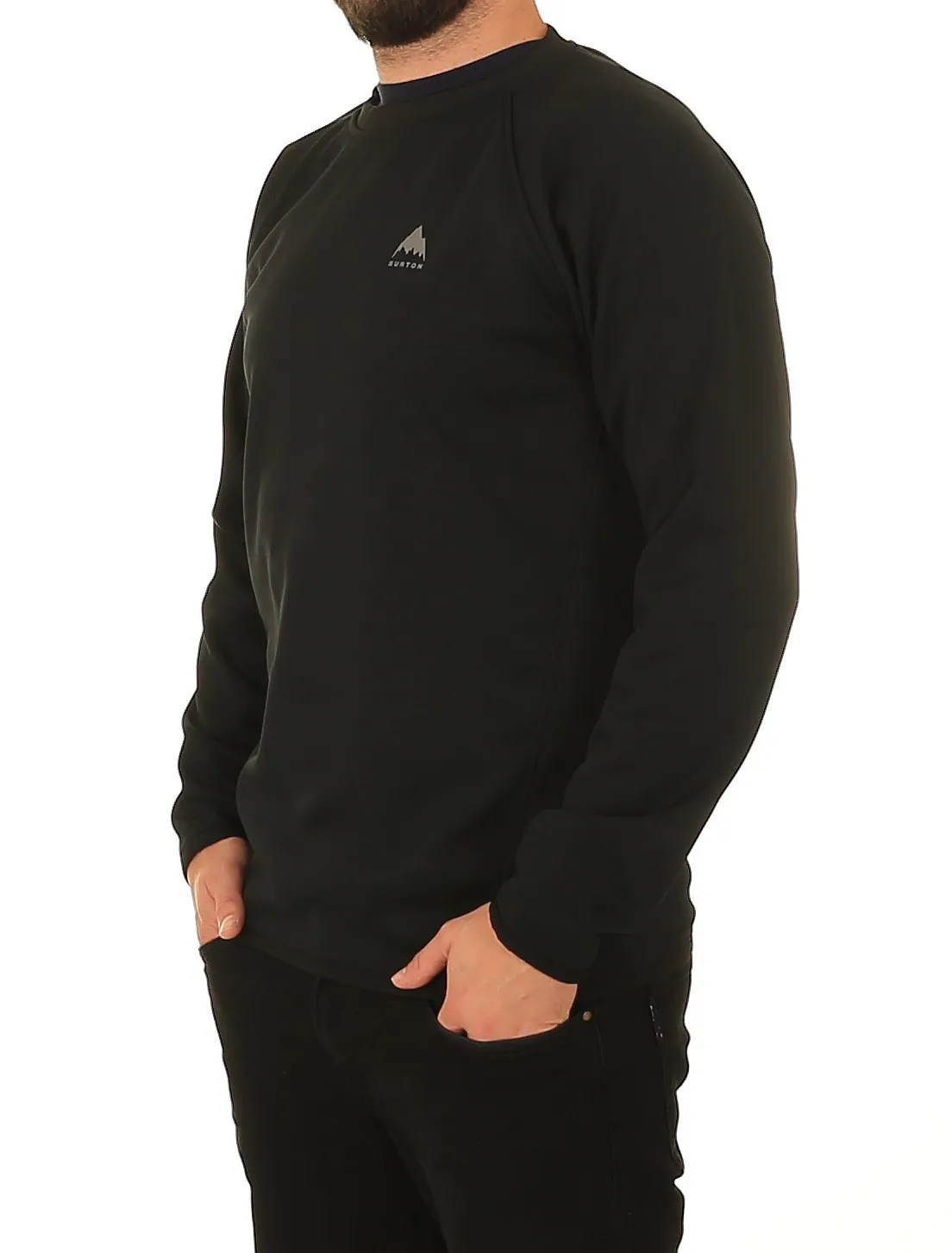 sudadera Burton Crown Weatherproof Crew - True Black - men´s