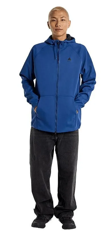 sudadera Burton Crown Weatherproof Fleece Zip - Nightfall - men´s