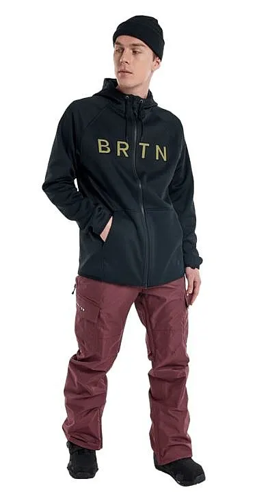 sudadera Burton Crown Weatherproof Fleece Zip - True Black - men´s