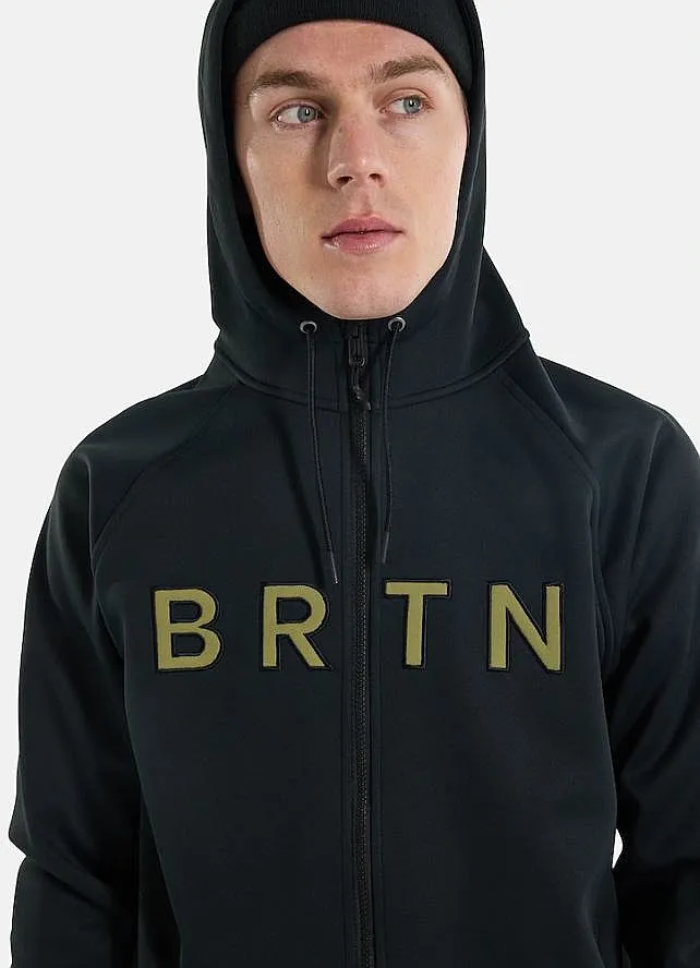 sudadera Burton Crown Weatherproof Fleece Zip - True Black - men´s