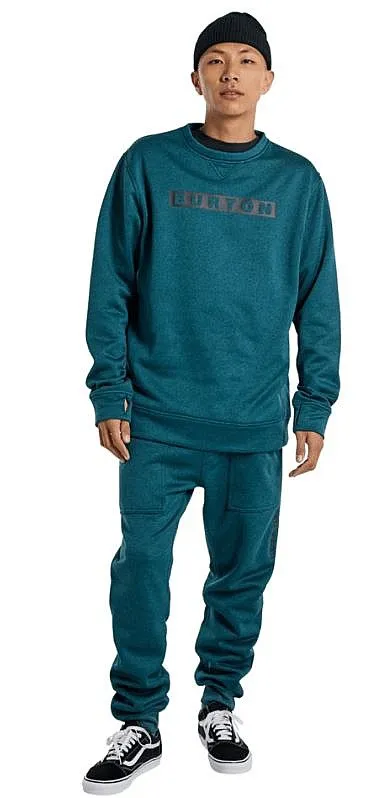 sudadera Burton Oak Crew - Deep Emerald Heather - men´s