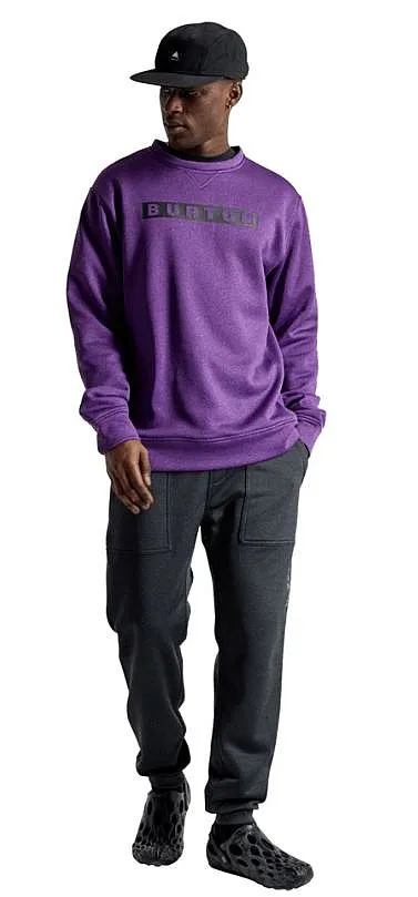 sudadera Burton Oak Crew - Imperial Purple Heather - men´s