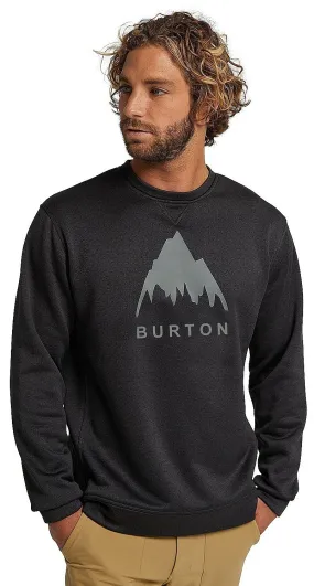 sudadera Burton Oak Crew - True Black Heather - men´s