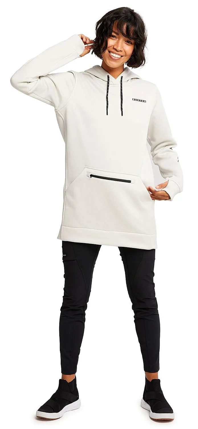 sudadera Burton Oak Long Pullover - Stout White Heather - women´s