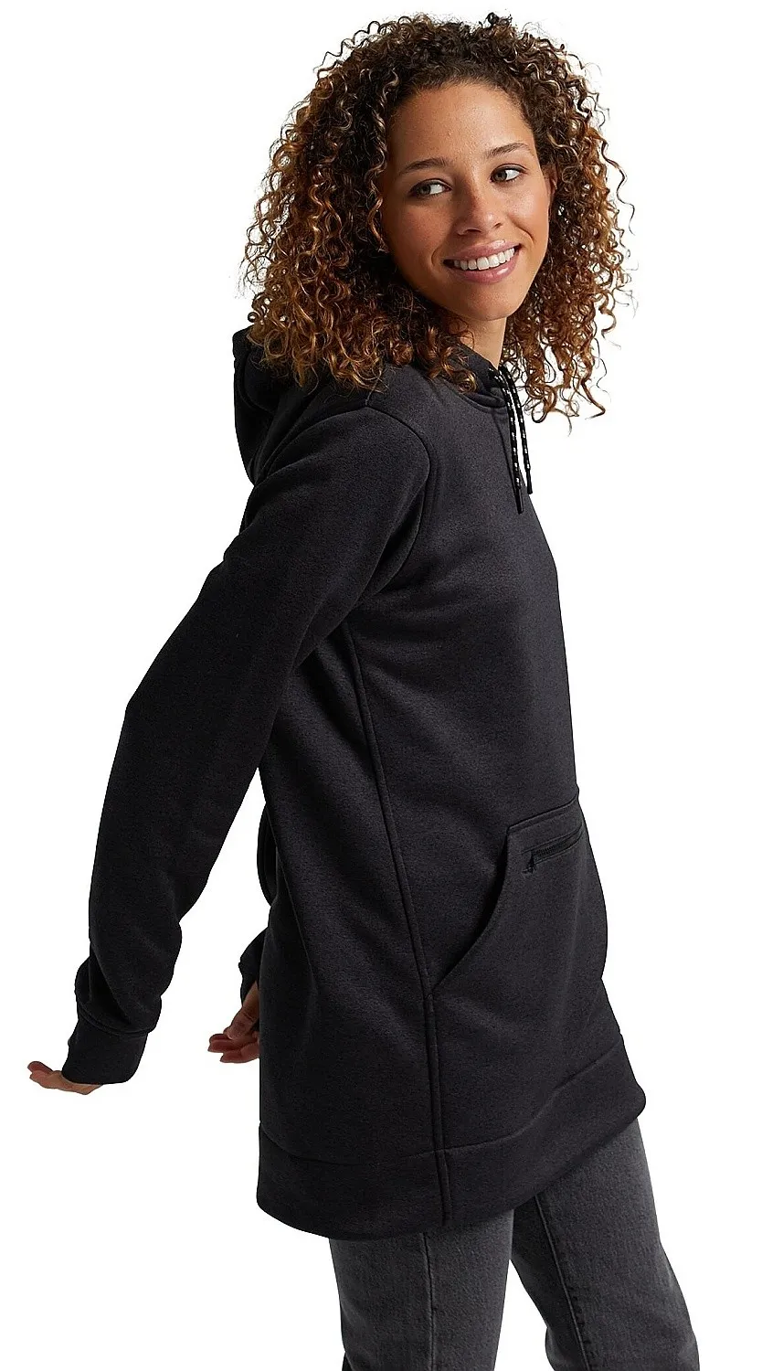 sudadera Burton Oak Long Pullover - True Black Heather - women´s