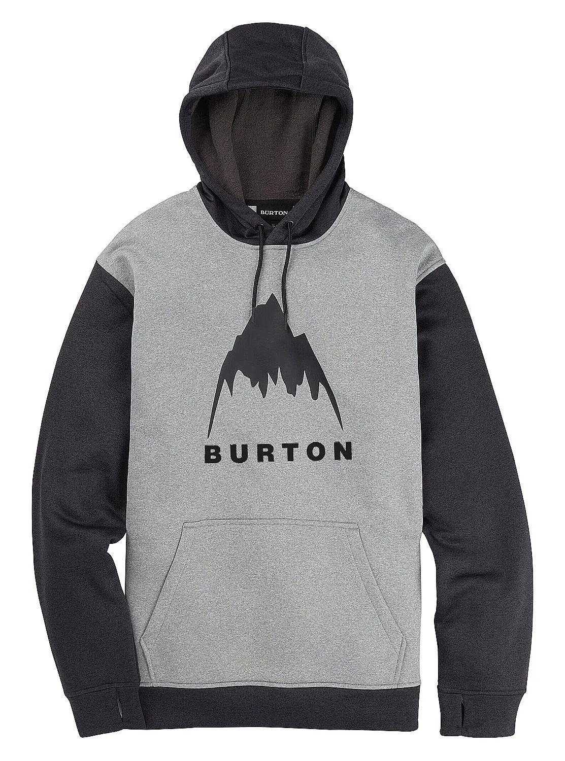 sudadera Burton Oak Pullover - Gray Heather/True Black - men´s