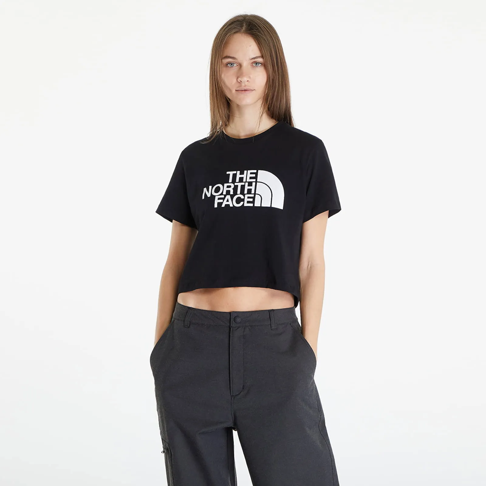 The North Face Cropped Easy Tee TNF Black