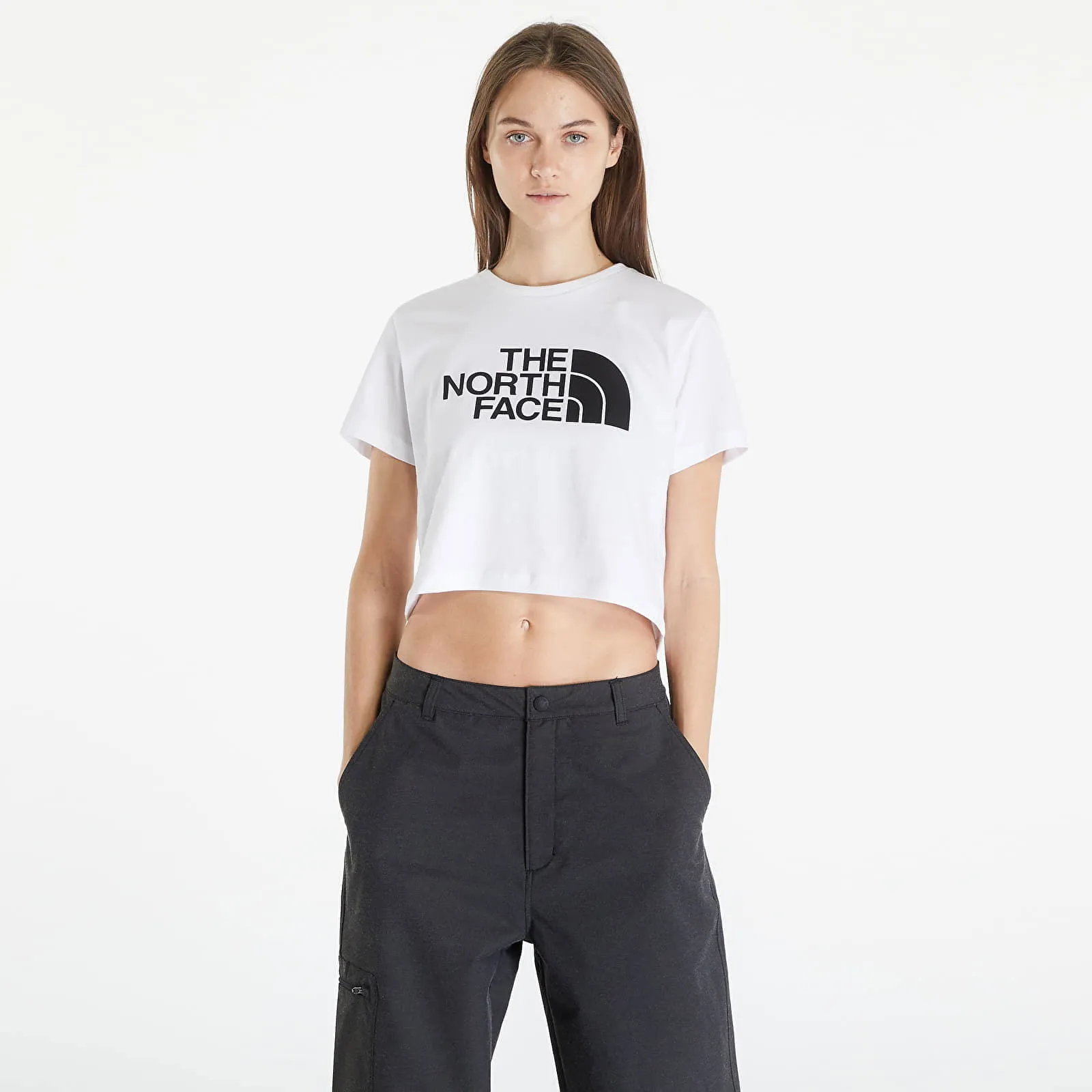 The North Face Cropped Easy Tee TNF White