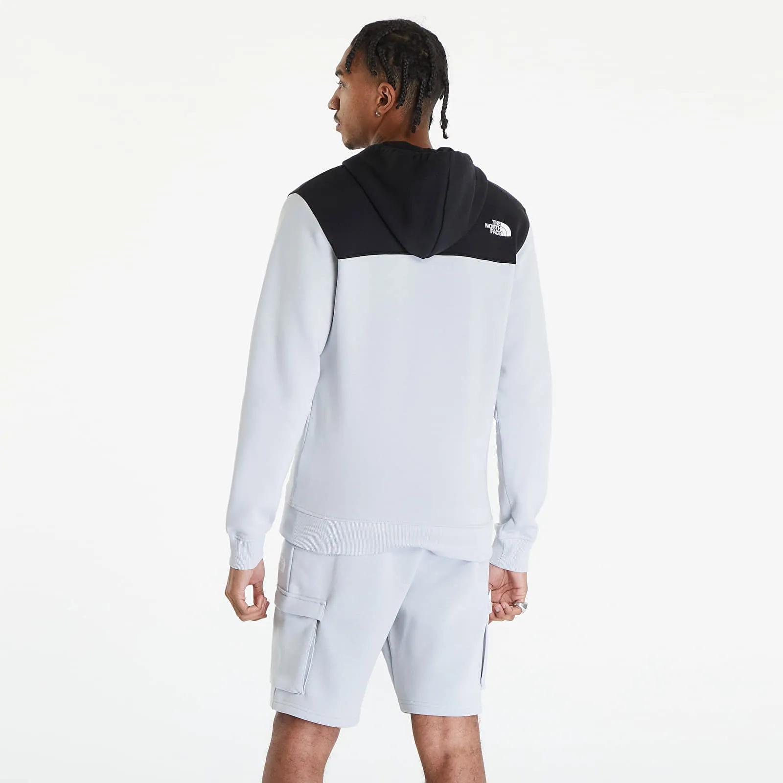 The North Face Icons Full Zip Hoodie High Rise Grey