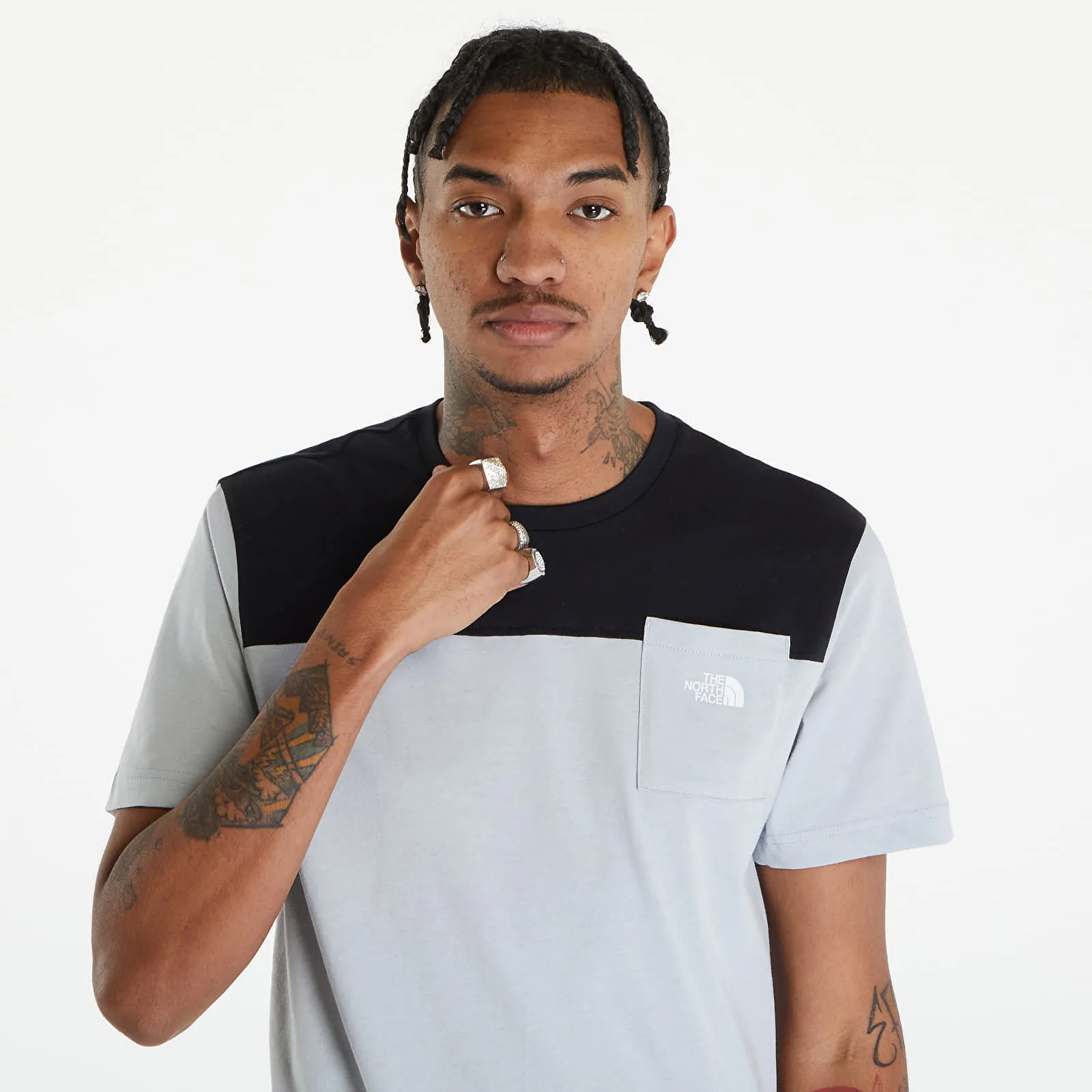 The North Face T-Shirt Icons S/S Tee High Rise Grey