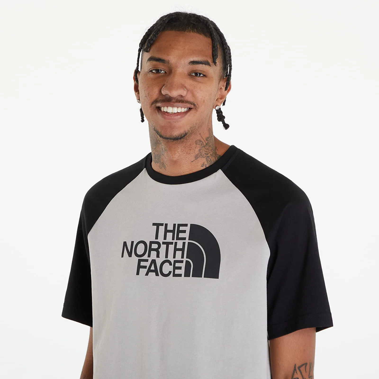 The North Face T-Shirt S/S Raglan Easy Tee Gravel Grey