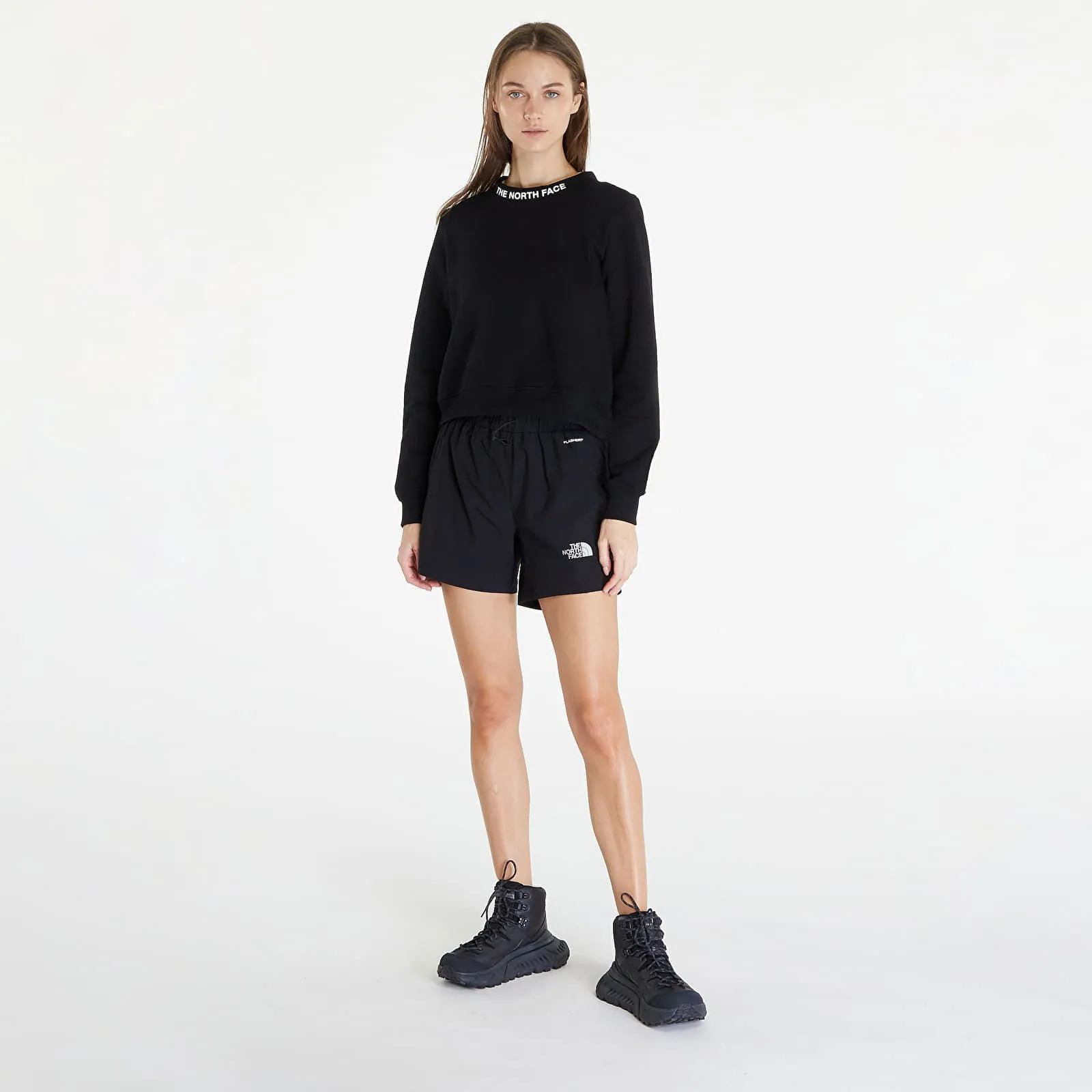 The North Face Zumu Crewneck Sweatshirt TNF Black