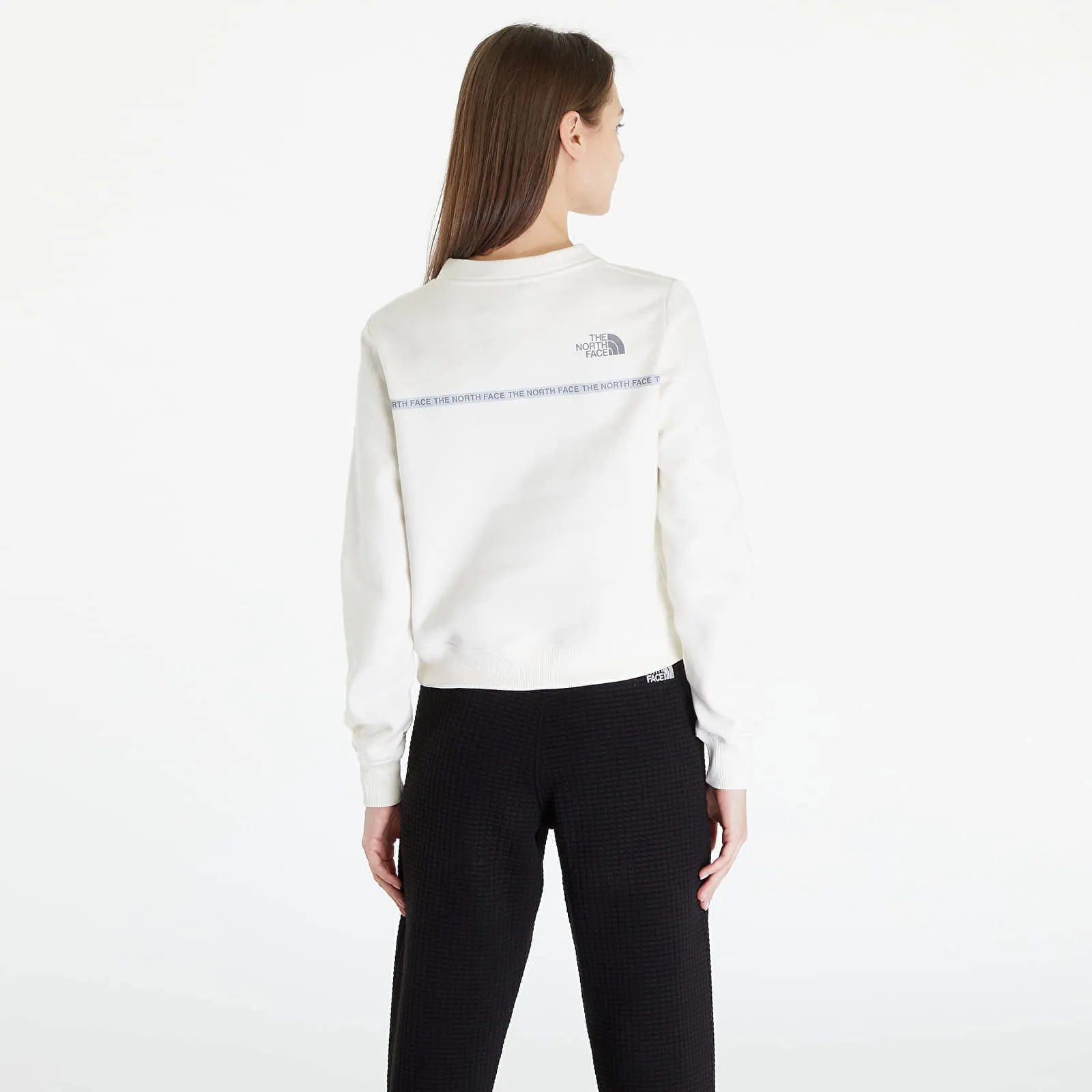 The North Face Zumu Crewneck Sweatshirt White Dune