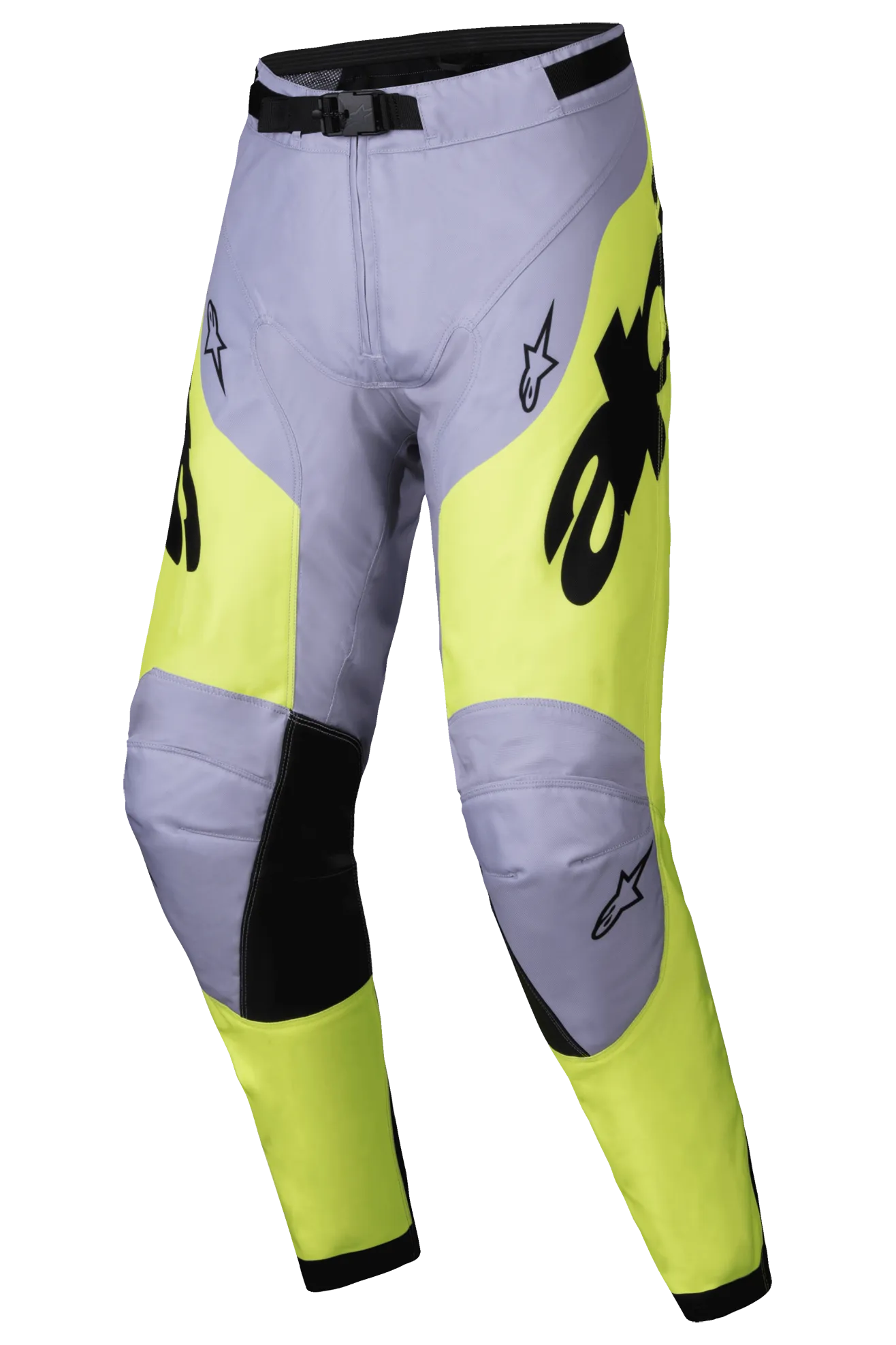 Traje de Cross Alpinestars Racer Veil Gris-Amarillo Flúor