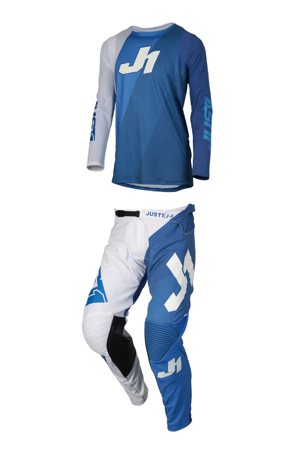 Traje de Cross Just1 J-Flex Shape Azul-Blanco