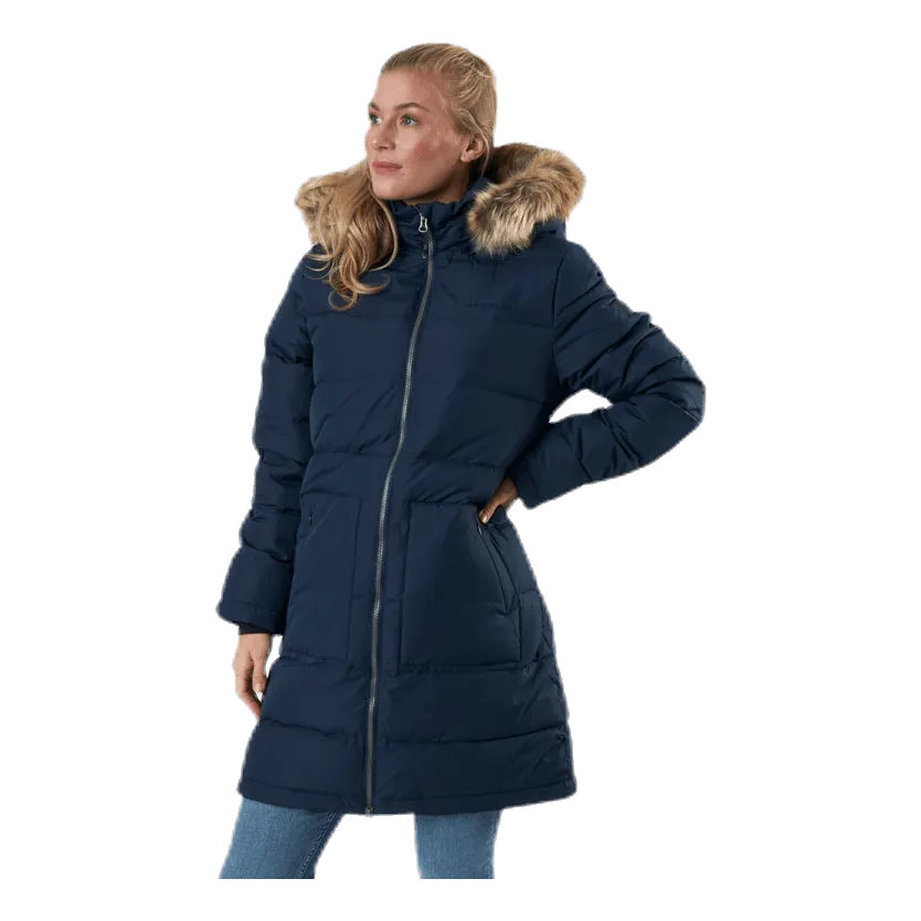 Whistler Paranaque Long Down Parka Jacket Blue