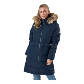 Whistler Paranaque Long Down Parka Jacket Blue