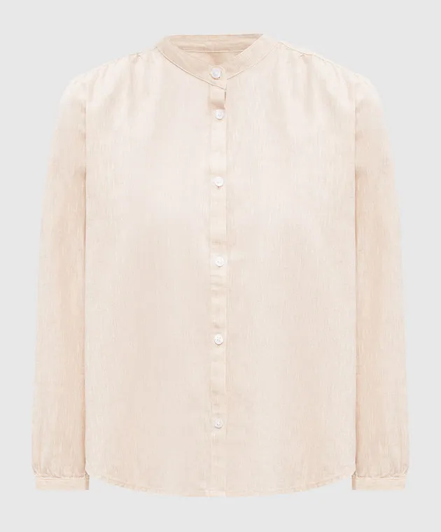 Woolrich Beige blouse with linen