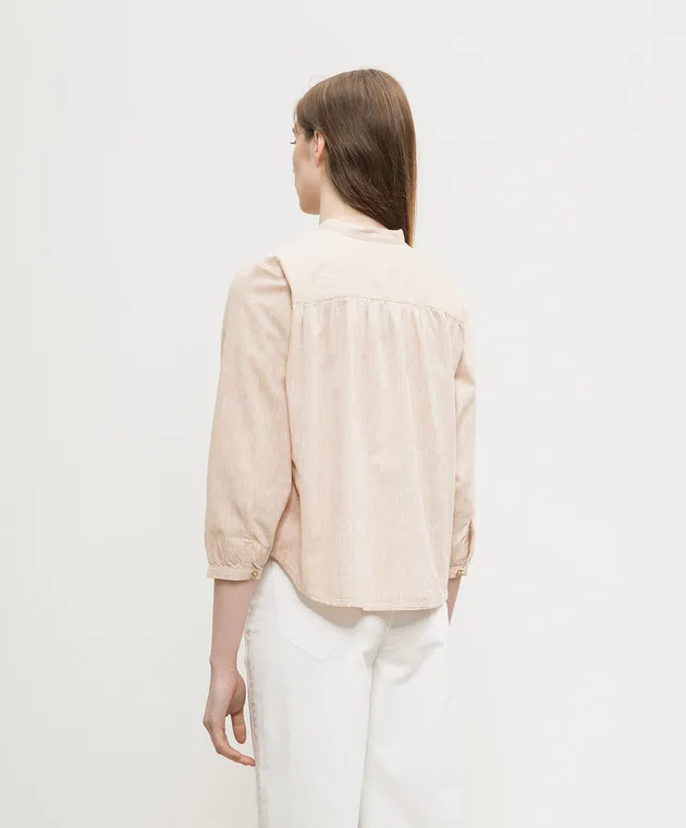 Woolrich Beige blouse with linen