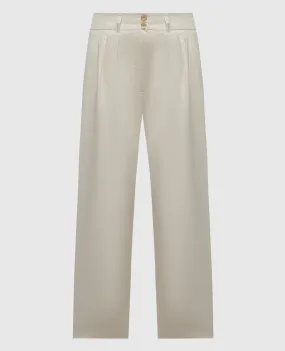 Woolrich Beige pants with a logo