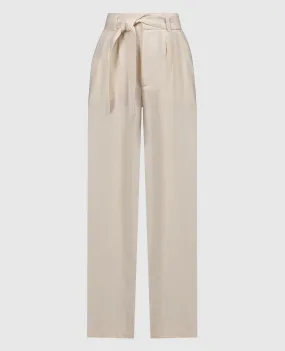 Woolrich Beige pants with linen