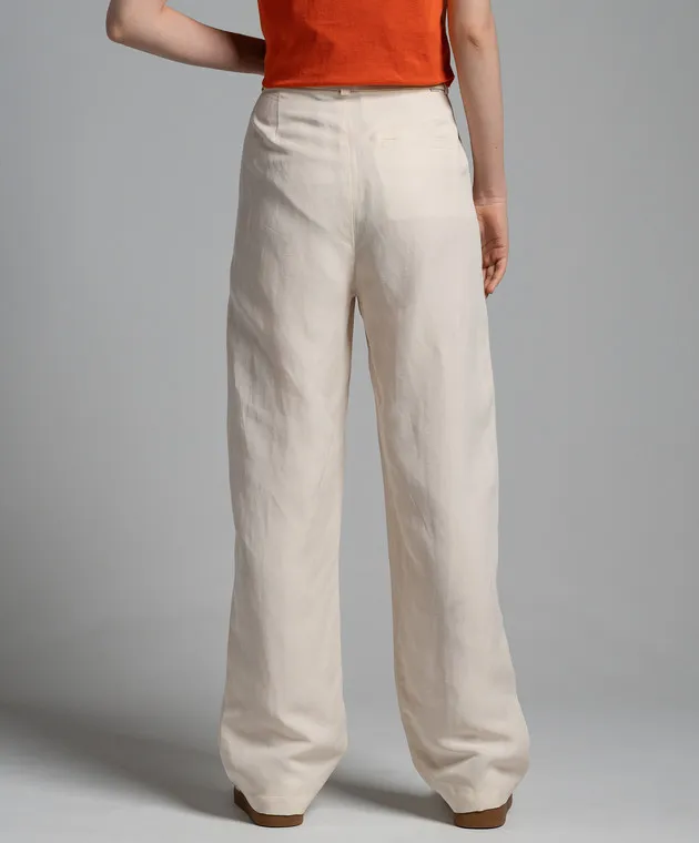 Woolrich Beige pants with linen