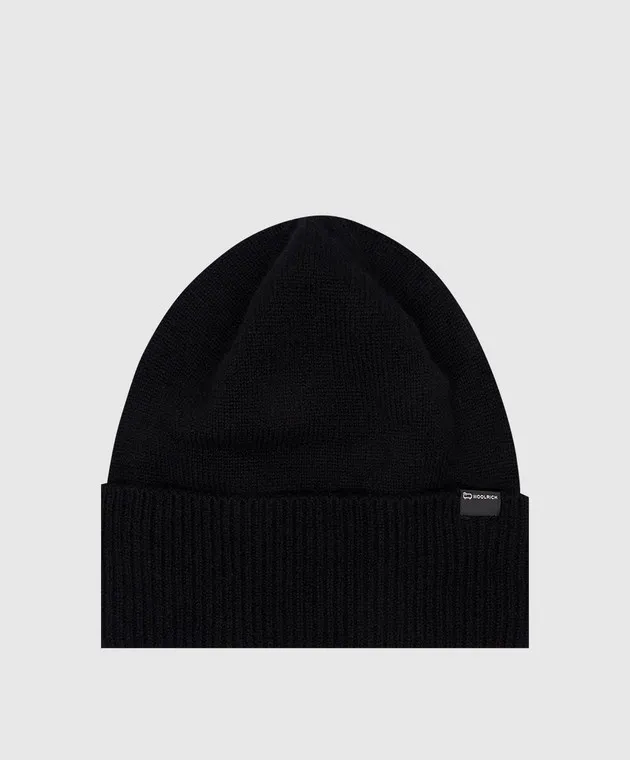 Woolrich Black cashmere hat