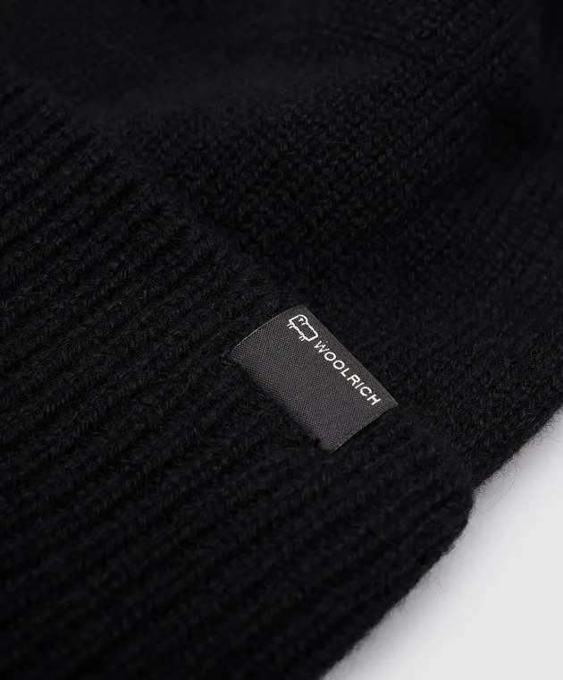 Woolrich Black cashmere hat