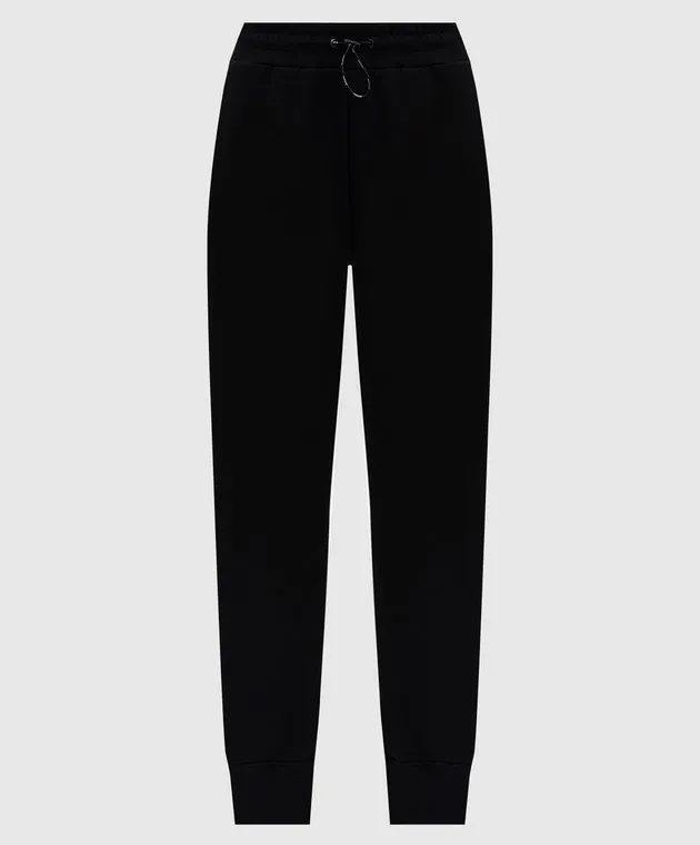 Woolrich Black joggers with a logo