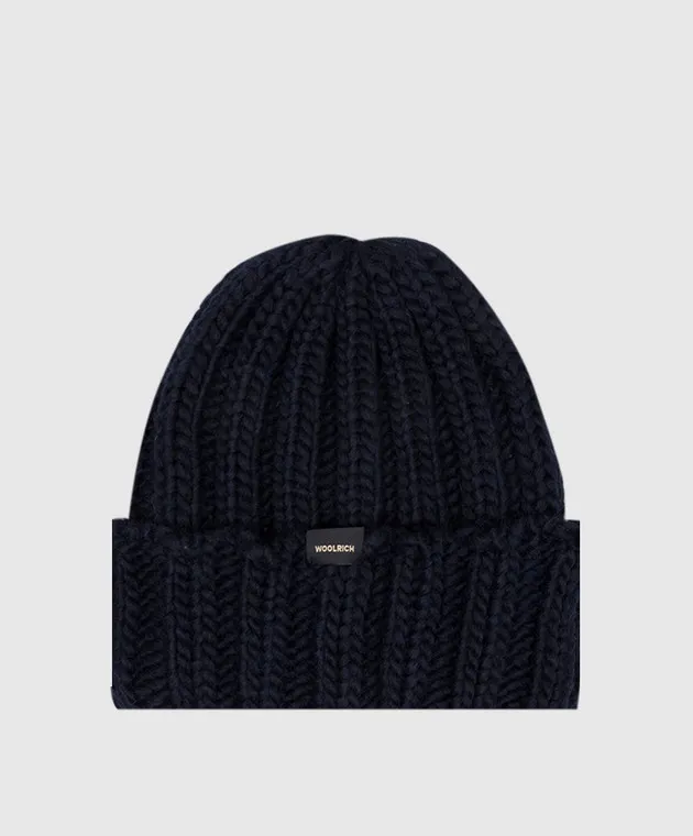 Woolrich Blue cap with wool