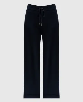 Woolrich Blue sweatpants with wool and cashmere