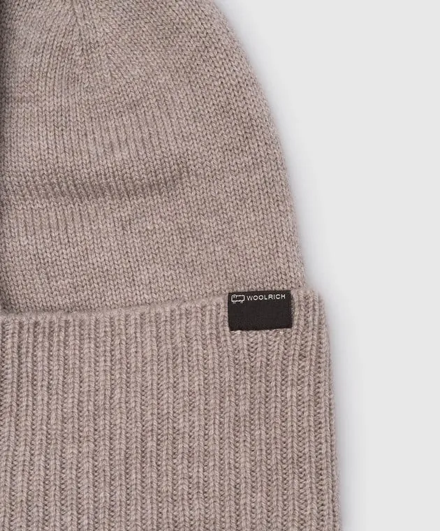 Woolrich Gray cashmere hat