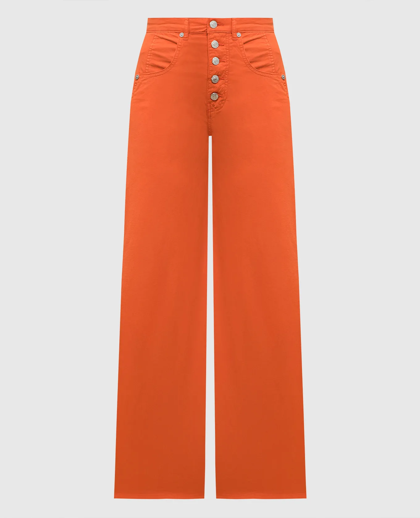 Woolrich Orange pants with logo patch