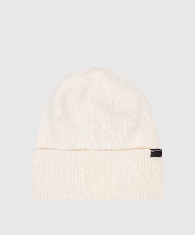 Woolrich White cashmere hat