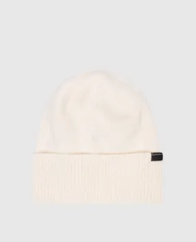 Woolrich White cashmere hat