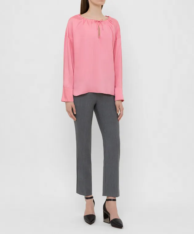 Yves Salomon Pink blouse