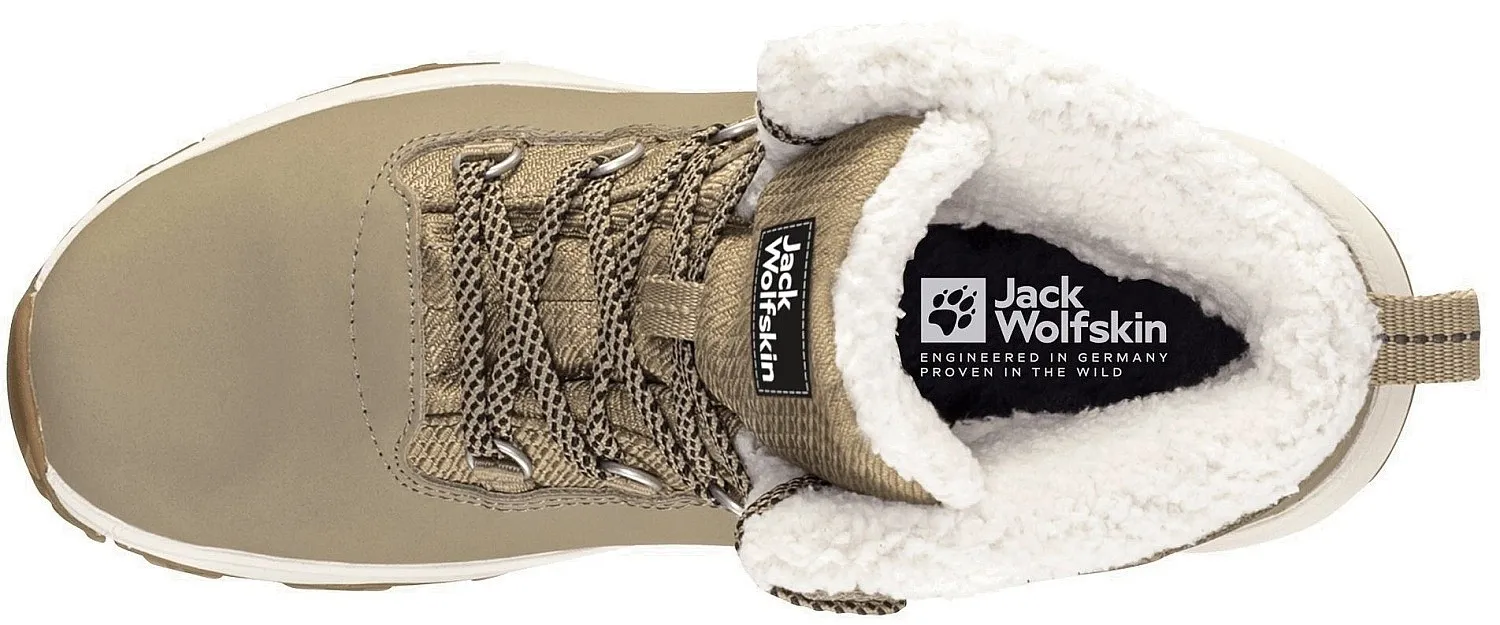 zapatos Jack Wolfskin Everquest Texapore Mid W - Clay/Beige - women´s