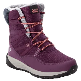 zapatos Jack Wolfskin Polar Wolf Texapore High - Purple/Coral - girl´s